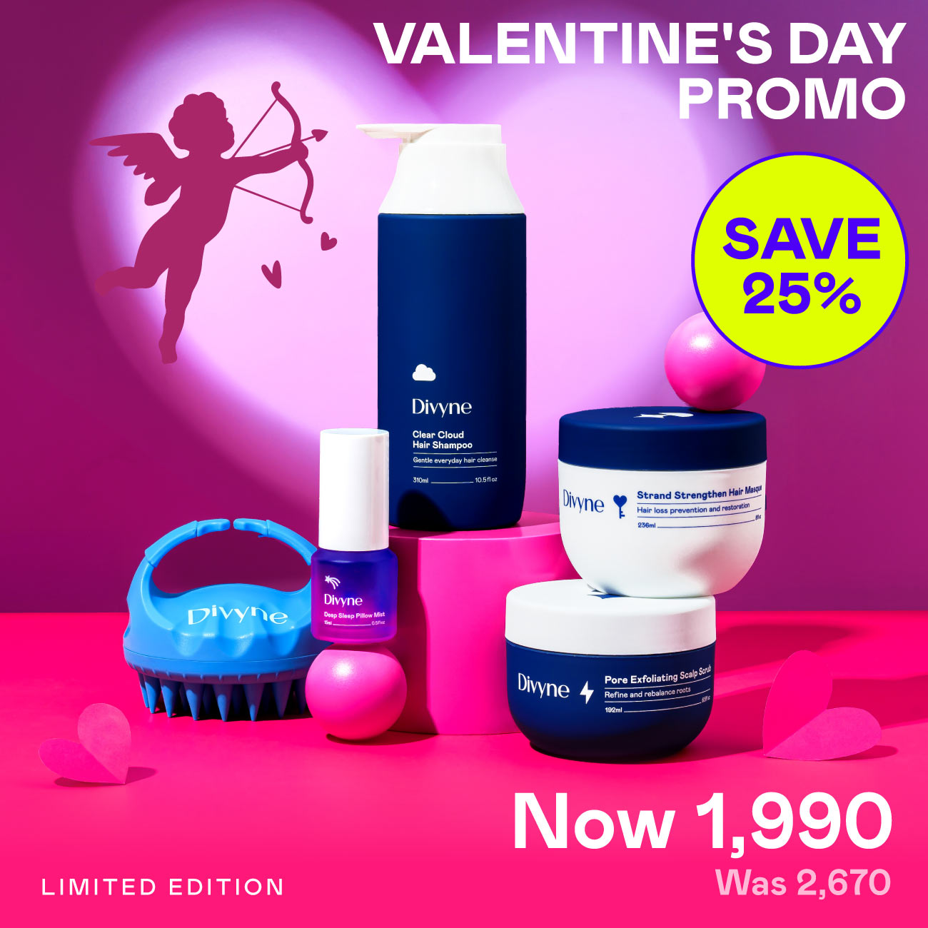 Valentine's Haircare Set